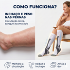 Meia de Compressão 20-30 mmHg Graduada - Masculina e Feminina