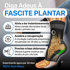 Tornozeleira de Compressão com Faixas de Fixação Para Fascite Plantar