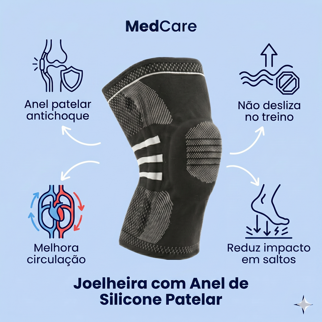 MedCare KneeRelief™ Joelheira Ortopédica de Suporte 5D
