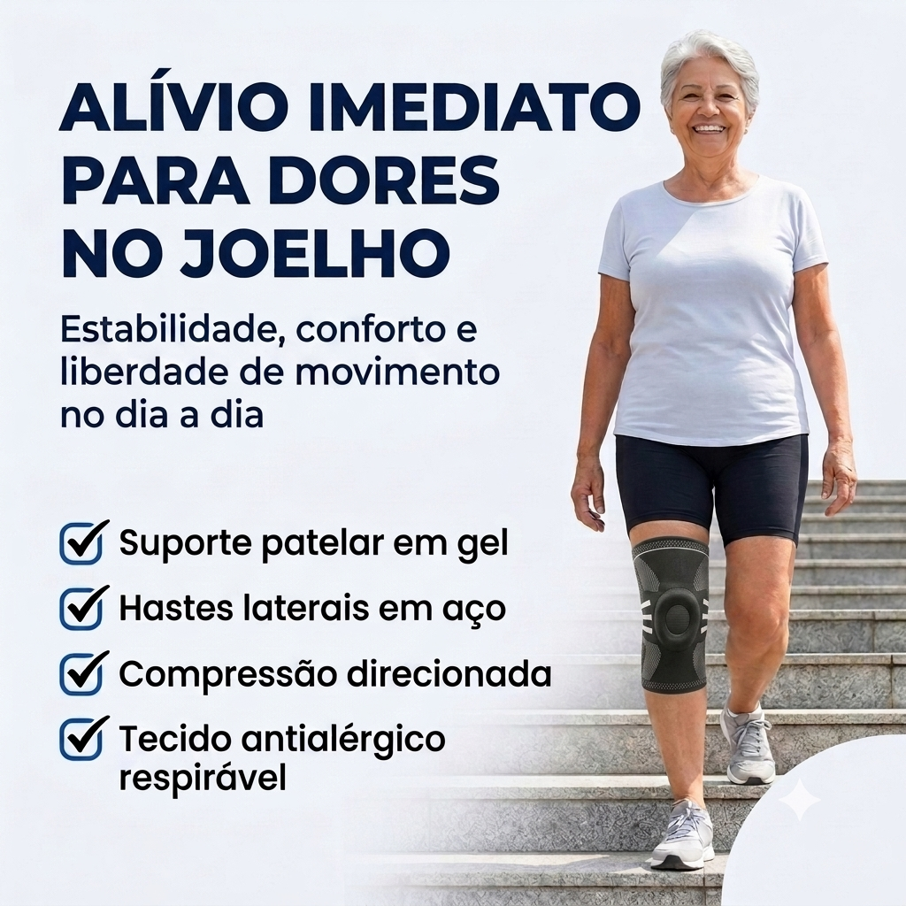 MedCare KneeRelief™ Joelheira Ortopédica de Suporte 5D